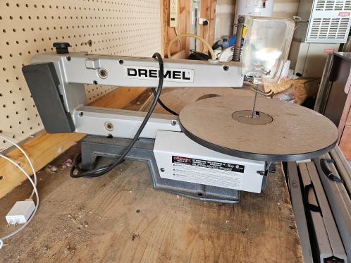 Dremel 16in Two Speed scroll saw model 1671 Heavy Duty Tested Image