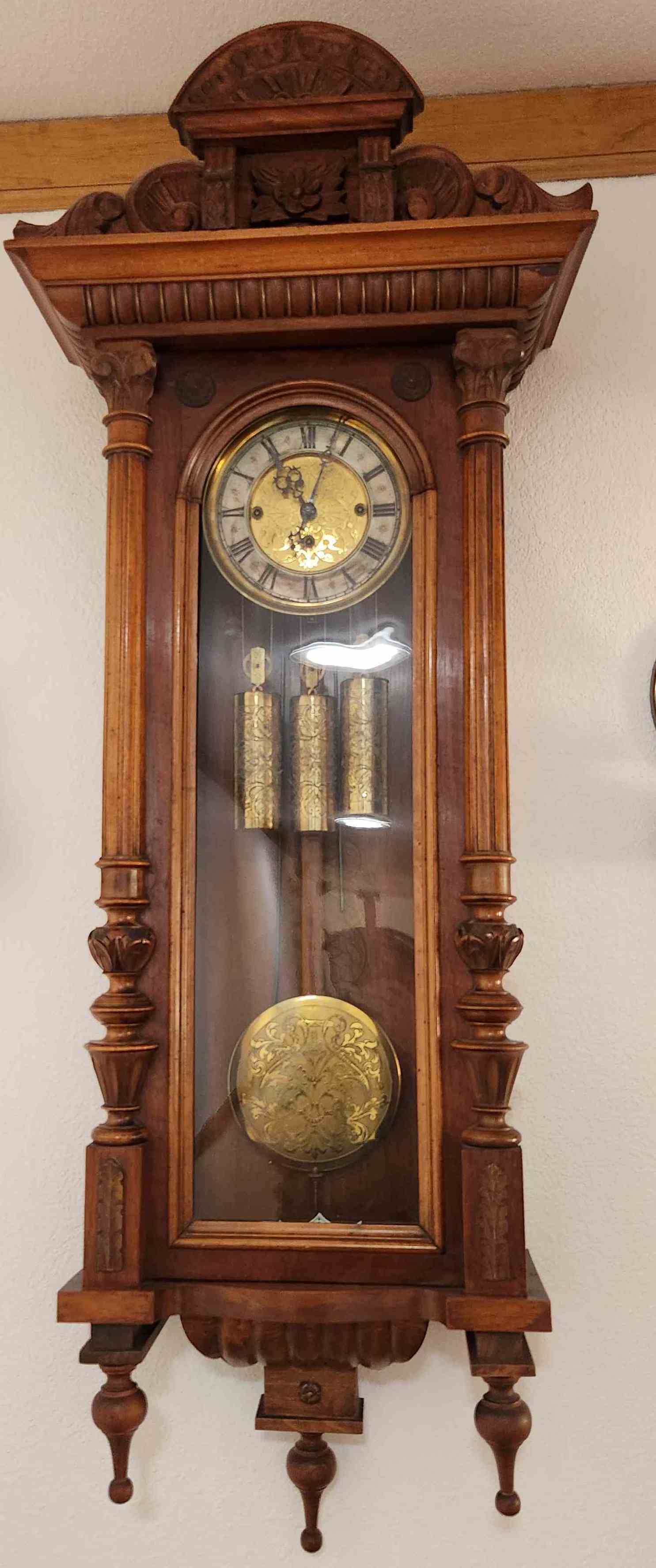 Gustav Becker Wall Clock Image