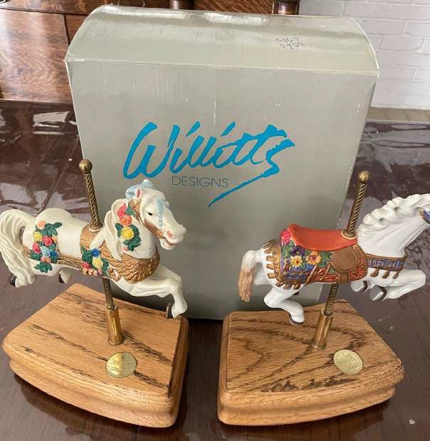 American Carousel Horse Tobin Fraley Limited Edition Music Box (2 in one box) The American Carousel Tobin Fraley/Willitts Design Music Box Image